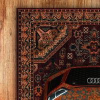 STRADALE AUDI R8 X RETRO QUATTRO RUG - Washable Automotive Art