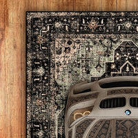 STRADALE BMW F10 X GOLD SPORT RUG - Vintage Luxury Washable Art