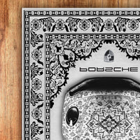 STRADALE PORSCHE 911 X NORDIC RUG - Washable Collector's Art