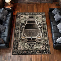 STRADALE BMW F10 X GOLD SPORT RUG - Vintage Luxury Washable Art