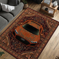 STRADALE AUDI R8 X RETRO QUATTRO RUG - Washable Automotive Art