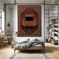 STRADALE AUDI R8 X RETRO QUATTRO RUG - Washable Automotive Art