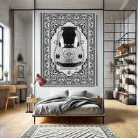 STRADALE PORSCHE 911 X NORDIC RUG - Washable Collector's Art