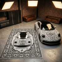STRADALE PORSCHE 911 X NORDIC RUG - Washable Collector's Art